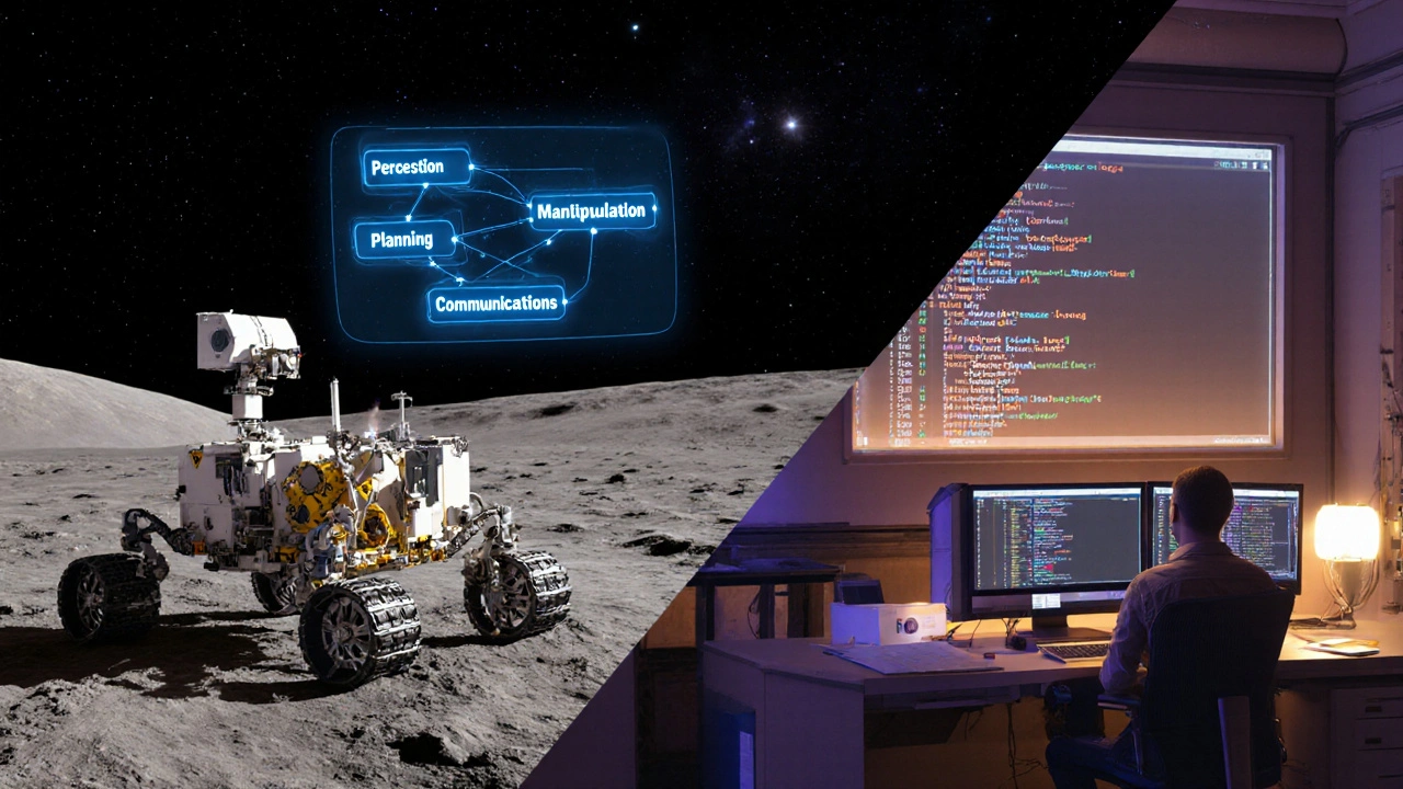 Space ROS: Modular Software Architecture for Space Robotics