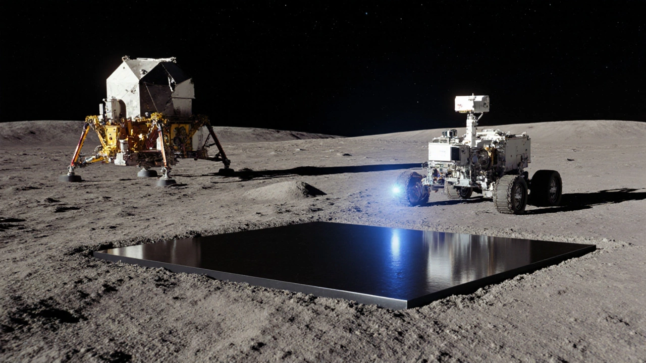 Lunar Landing Pads: How Sintering Regolith Reduces Dust Ejecta for Safe Moon Landings