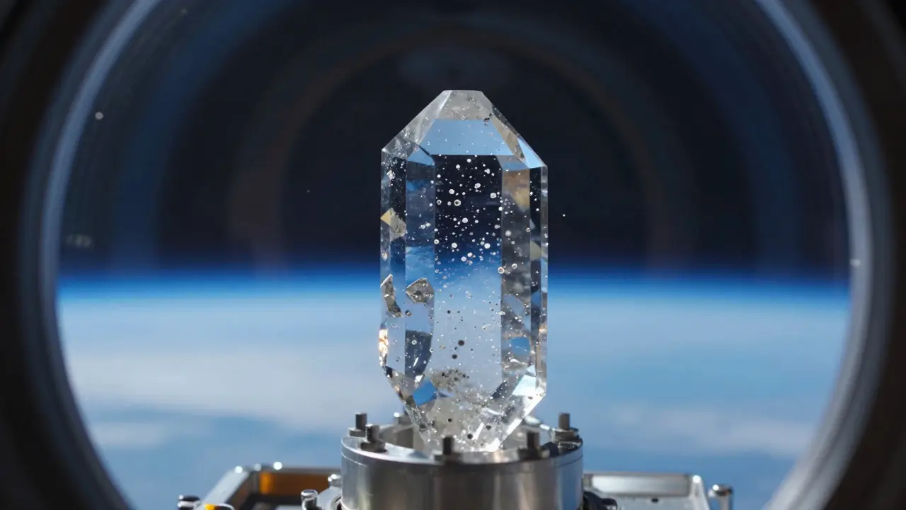 Crystal Growth in Space: How Microgravity Is Revolutionizing Electronics Materials