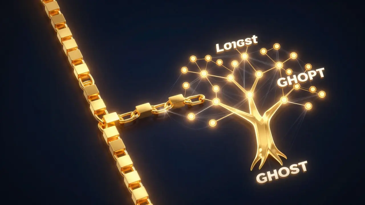 Blockchain Fork Choice Rules: Longest Chain vs GHOST Explained