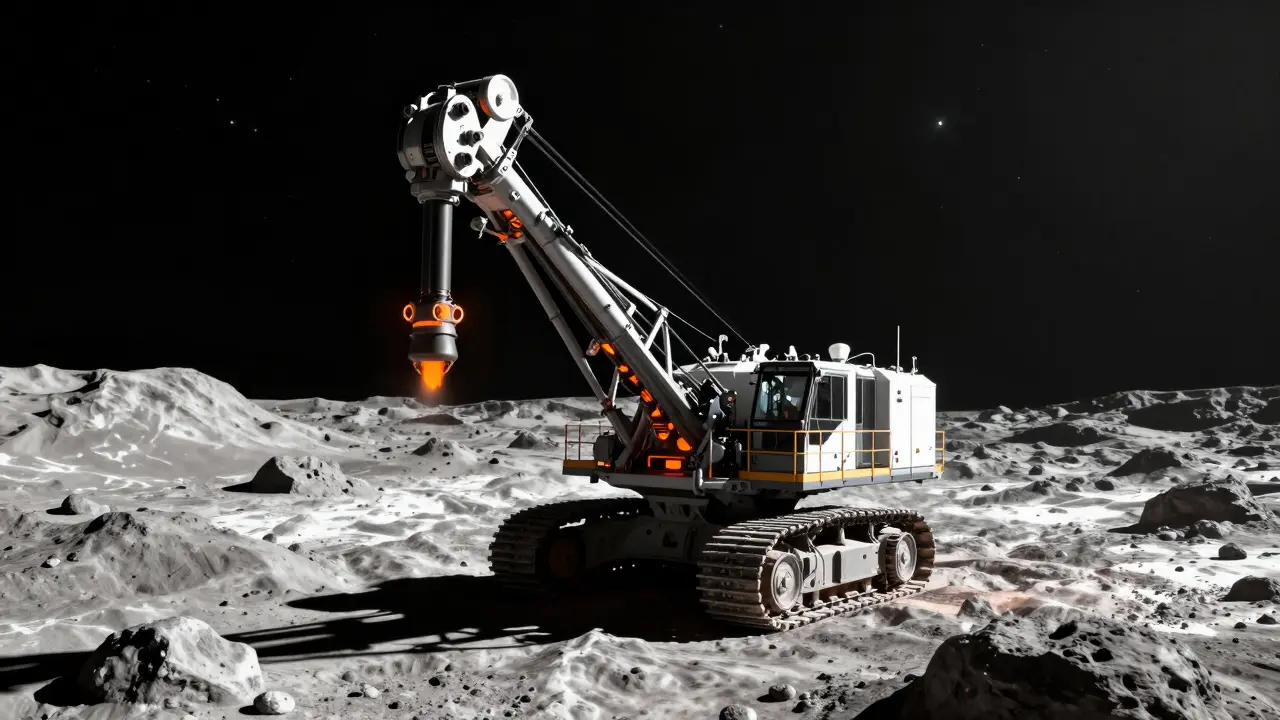 Thermal Control for Space Mining: Radiators, Insulation & Dust Mitigation