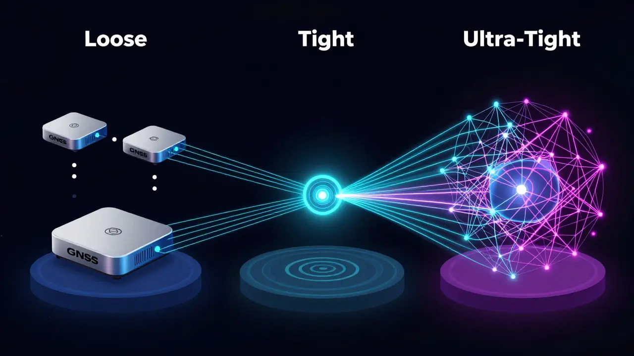 Abstract visualization of loose, tight, and ultra-tight sensor coupling
