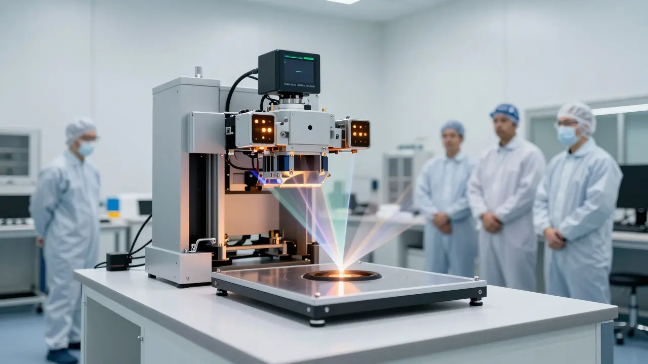 Automated infrared alignment system calibrating multi-sensor payload in lab