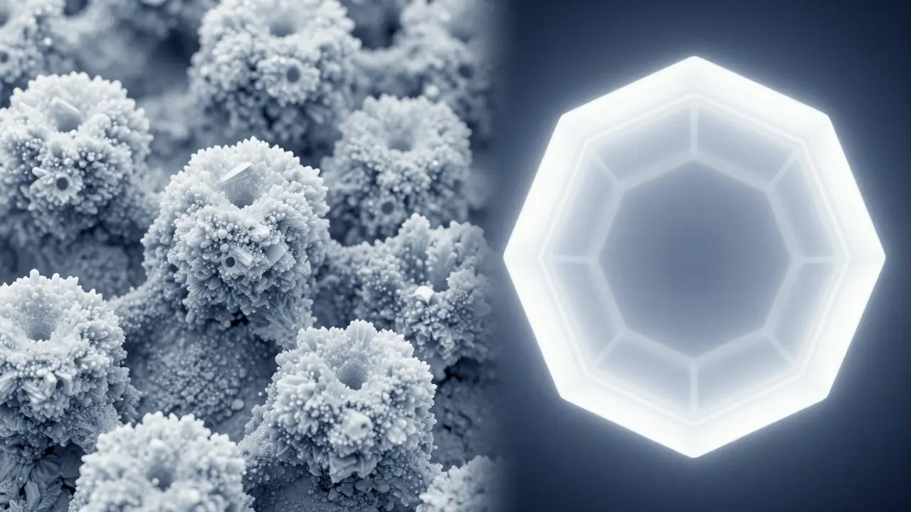Comparison of defective vs perfect crystal structures
