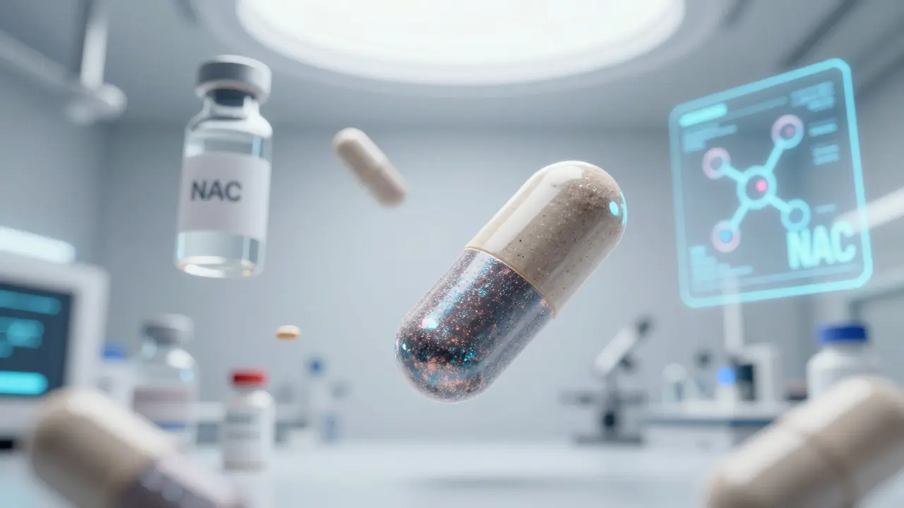Floating medication pills in zero gravity, highlighting protective coatings for space travel stability.