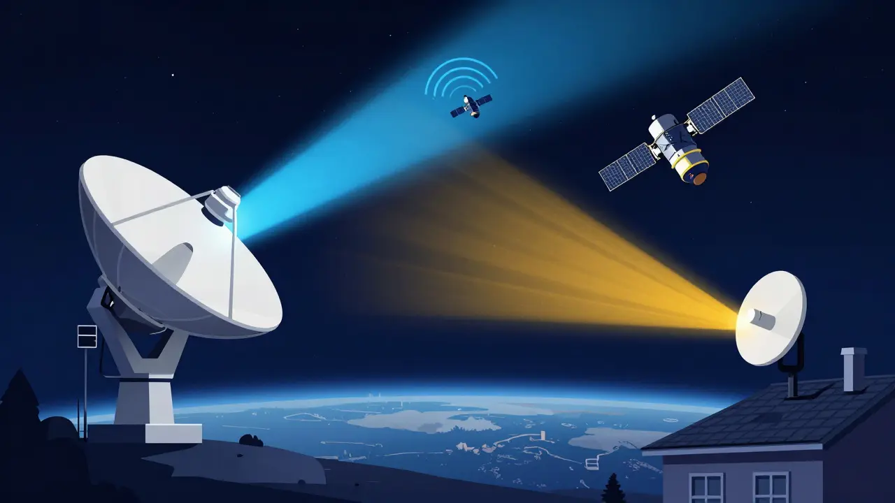 Uplinks and Downlinks Explained: How Bidirectional Satellite Communication Works