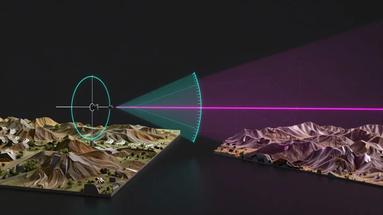 Visualization of boresight error causing spatial offset in remote sensing data