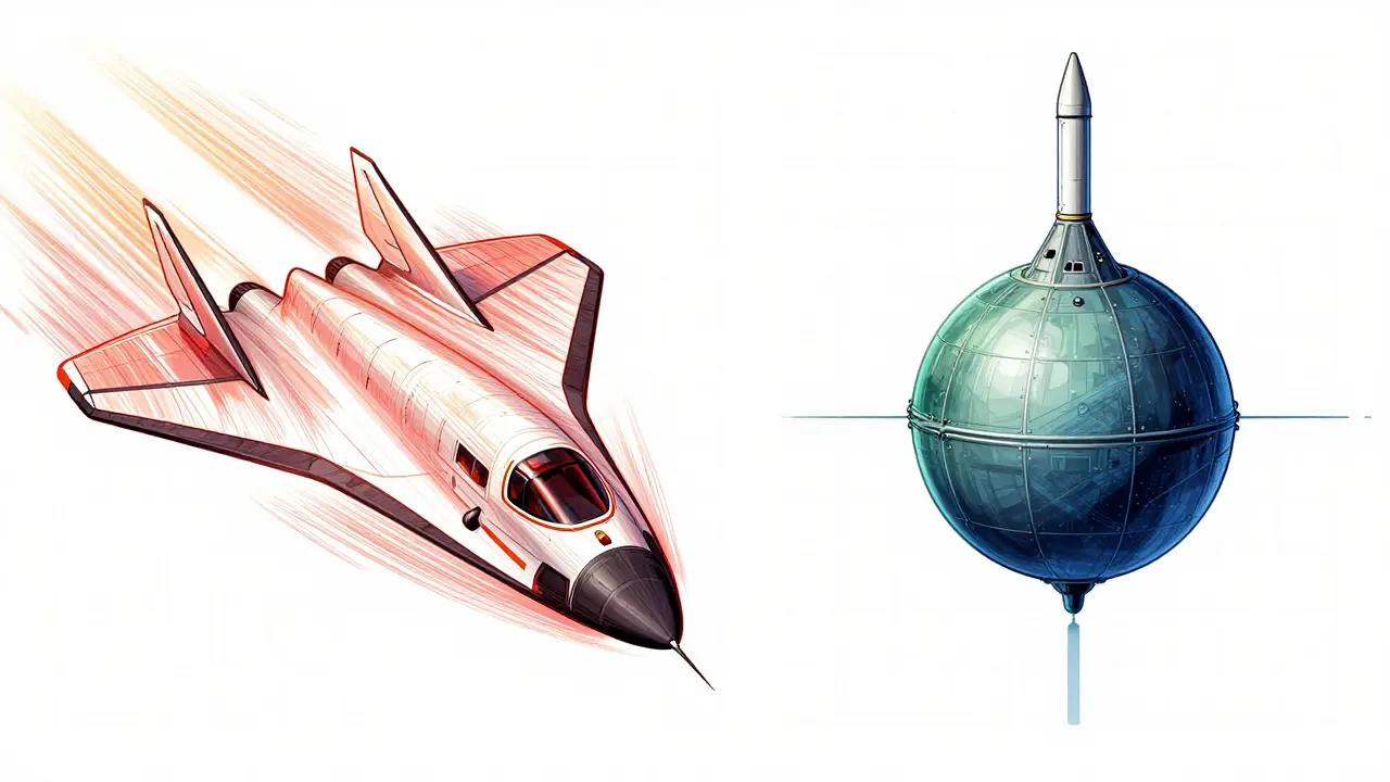Comparison of spaceplane vs capsule safety risks