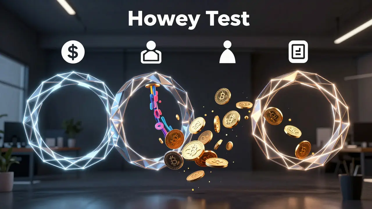 Crypto tokens passing through regulatory filter rings