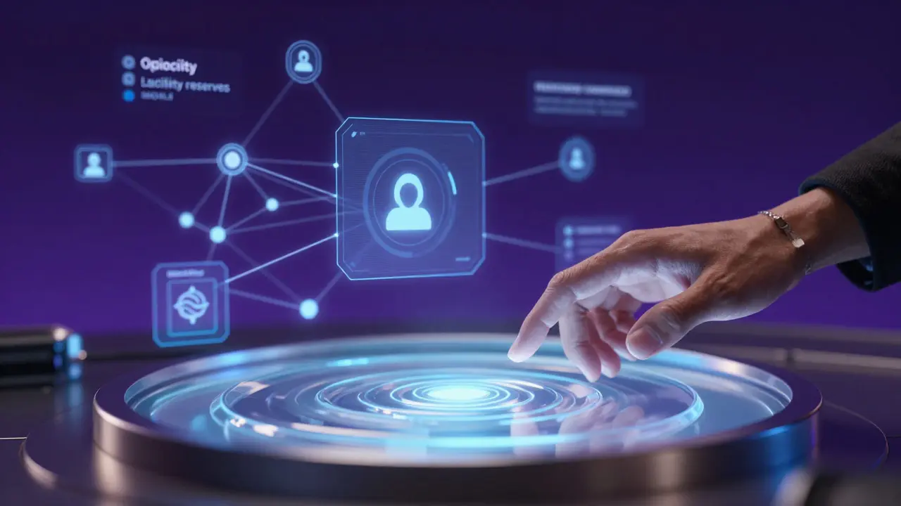 Holographic decentralized trading pool with oracle connections