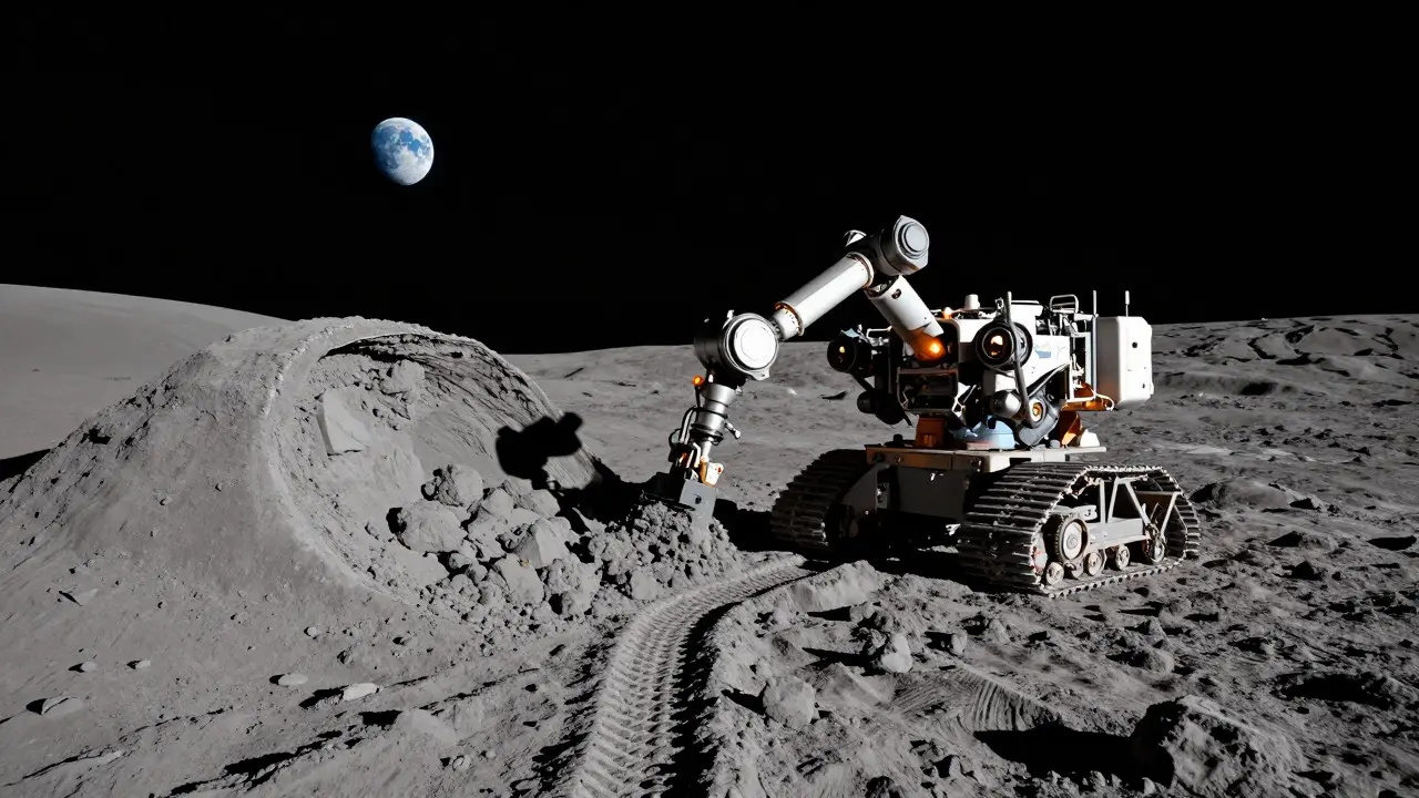 Moon Construction: 3D Printing & Regolith Bricks Guide