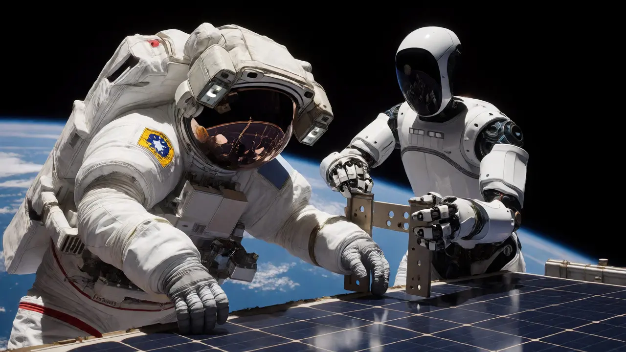 Human-Robot Interaction for Astronauts: Collaboration on Spacewalks