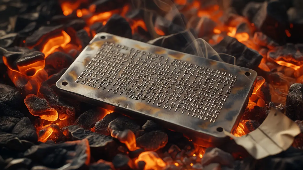 Metal Seed Backups: Fireproof and Waterproof Storage for Crypto